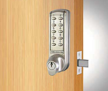 Tubular deadbolt electronic code locks