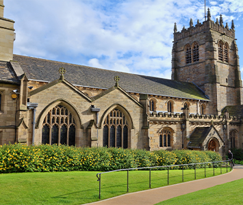 The historic Bradford Cathedral